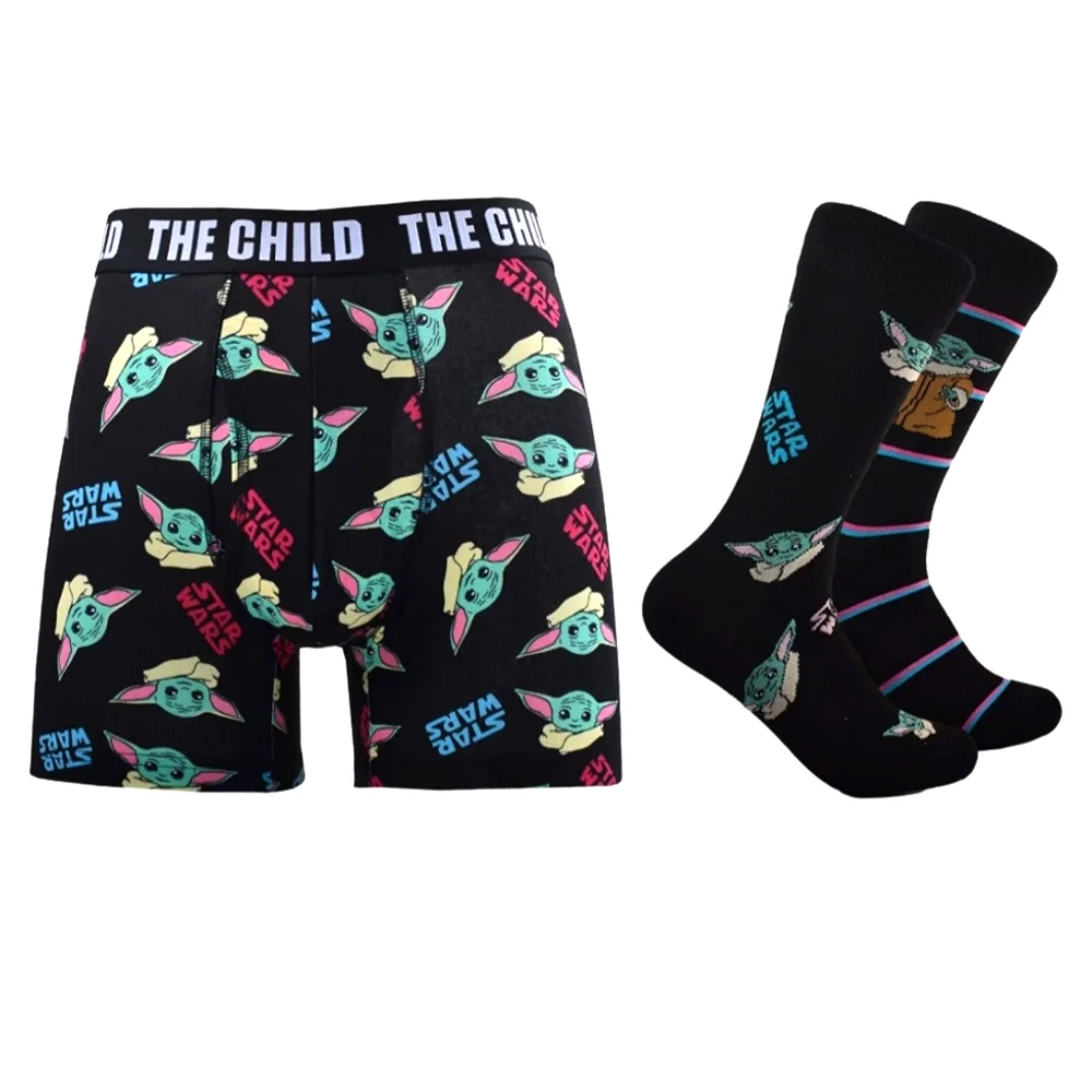 STAR Wars The Mandalorian Underwear & Sock set men's size large